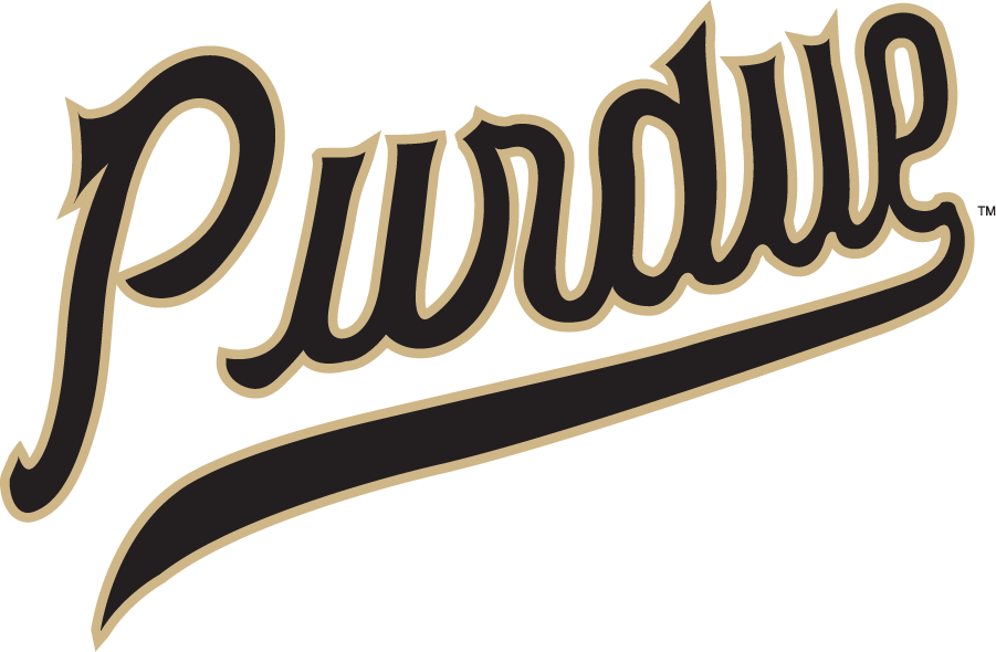 Purdue Boilermakers 1968-1977 Wordmark Logo diy iron on heat transfer